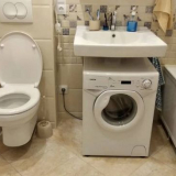 Umyvadlo nad pračkou: instalace